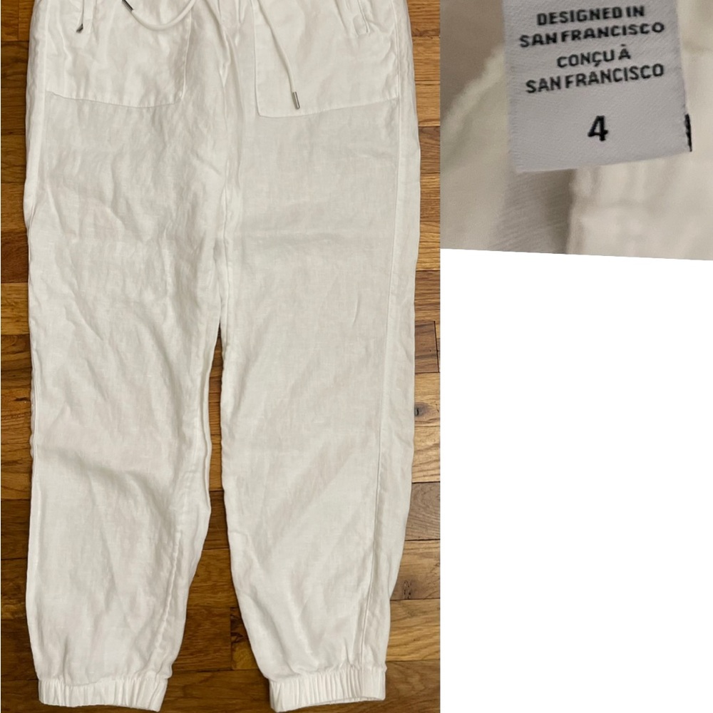 Athleta White Boot Cut Pants